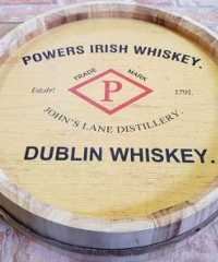 Barrel Lid Sign - Powers Whiskey