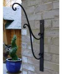 Bracket - Ornate Hanging - Black - 2054