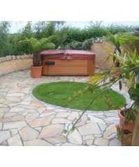 Crazy Paving - Sandstone - Light - 1b