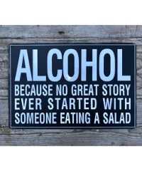 Alcohol - Great Story - Metal - Small