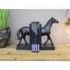 Book Ends - Horse - Black