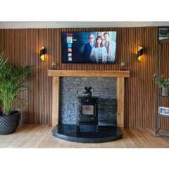 Mantel and Uprights with Panelling (2)