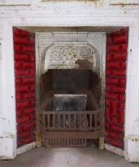 Fireplace - Red Tiles - KAS317a