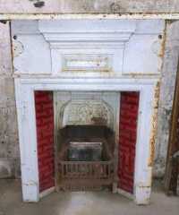 Fireplace - Red Tiles - KAS317f