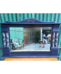 Timber Overmantle Mirror - KAS373b