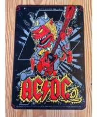 ACDC - Red Guitar - Small - Metal - HS402