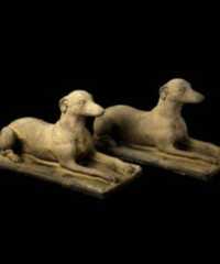 Laying Greyhound EG005