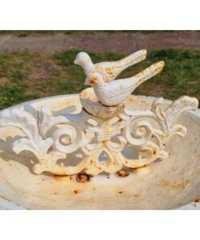 Bird Bath White H36 (1)