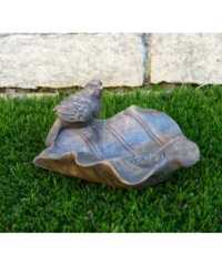 Bird on leaf feeder D9460(3)