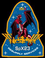 CRS-2 SpX-23 mission patch