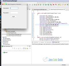 java swing tutorial - Login Screen