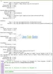 Fig 2: Console output on testing JSON responses in spring boot with MockMvc and JsonPath