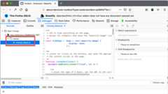 popup in debugger screenshot