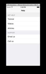 Grouped Table Screen