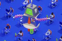 Chief executives are vulnerable to the same forces buffeting their employees. Leadership is important, but so is efficiency ? and cost-cutting. (Steph Ramplin/The New York Times)