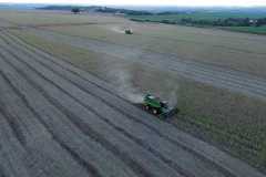Soybean harvest on a farm in Maringa