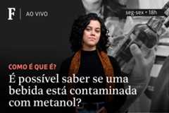 É possível saber se uma bebida está contaminada com metanol?