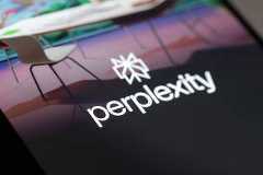 FILE PHOTO: Illustration shows Perplexity AI logo