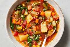 A recipe for Vegetable Soup. (Christopher Testani/The New York Times)
