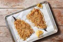 Trout is an ideal weeknight dinner because its thin fillets cook in minutes. All it really needs is some butter and lemon, but an herb-panko mixture adds freshness and crunch. The breadcrumb mixture is inspired by za?atar, a spice blend that includes sesame seeds, dried herbs and tart-citrusy sumac. (Christopher Testani for The New York Times. Food Stylist: Simon Andrews.)