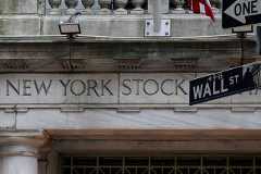 FILE PHOTO: NYSE Wall Street entrance in New York