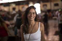 Bel Coelho no mercado de peixes do Ver-o-Peso, em Belém