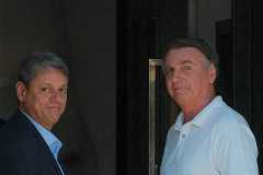 Tarcisio de Freitas visits Bolsonaro