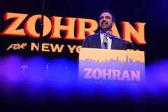 New York City Mayoral candidate Zohran Mamdani holds election night event