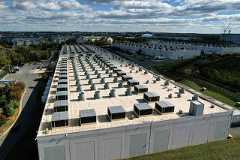 FILE PHOTO: Aerial views of an Amazon Web Services Data Center known as US East 1 in Ashburn, Virginia