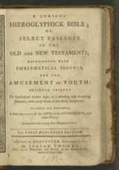 A Curious Heiroglyphick Bible (1788) taken from curatingchildhood.word-press.com