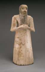 Standing male worshiper