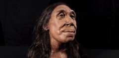 The reconstruction of a 75,000-year-old Neanderthal woman’s face makes her look quite friendly – there’s a problem with that