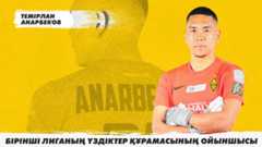Темирлан Анарбеков – в символической сборной Первой лиги сезона 2022 года Темирлан Анарбеков – в символической сборной Первой лиги сезона 2022 года