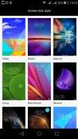 Lockscreen graphics controls - Huawei G8 review