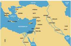 tHershel Shanks, “The Trowel vs. the Text: How the Amarna Letters Chal- lenge Archaeology; BAR, January/February 2009; Edward L. Greenstein, “Texts from Ugarit Solve Biblical Puzzles, BAR, November/December 2010.  *For more on the Late Bronze Age powers, see Gernot Wilhelm, “When a Mittani Princess Joined Pharaoh's Harem,’ Archaeology Odyssey, May/June 2001; Marian Feldman, “The Iconography of Power: Reading Late Bronze Age Symbols,’ Archaeology Odyssey, May/June 2002; Barry Unsworth, “Imagining the Minoans;’' Archaeology Odyssey, March/April 2004; Hershel Shanks, “The Hittites: Between Tradition and History,’ BAR, March/April 2016. 