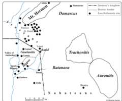 Map 4. Northern Transjordan in the late Hellenistic period. 