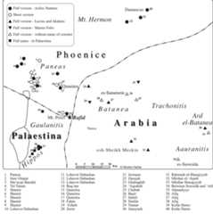 Map 8. Diocletian’s Boundary Stones. 