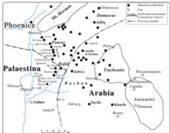Map 10. Ghassanid Settlements (6" c. CE). 