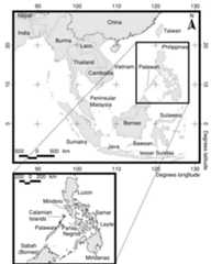 Fig. 1. Map of the areas mentioned in the text.