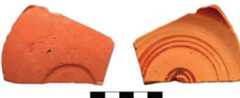Fig. 12 ‘White Painted Wheelmade III’ hemispherical bow] with round impression below base from Evreti (outside view on the left, inside view on the right) (No. TE II: 474. Photo by the author. Courtesy of C. von Rtiden and the Department of Antiquities, Cyprus) 