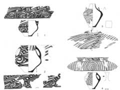 Figure 15.13. Slatino-Cardako, pottery from phases 3-6 (after Chohadzhiev 2006, figs 117, 123, 137) 