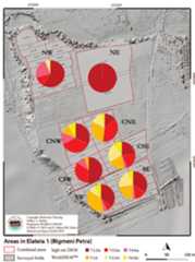 An interesting finding from this evaluation is that certain decorations were applied to certain shapes  Fig. 9. Elateia 1, areas and frequencies of certain pottery shapes (% per area). 