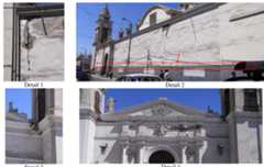 Figure 8: Damage in the walls of IC after the 2007 Pisco earthquake. 