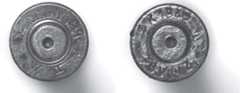 Fig. 38.10: Examples of two .303 British headstamps (photographs by Anthony Sutter).  unusual looking cartridge case; it appears to be a dummy (or tracer) round, which may be related to the fact that it has a different type of firing pin impression than the other cartridges, meaning that it may have been fired from a different gun. 