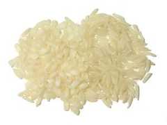 white rice, pearled rice, polished rice
