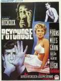 Affiche Psychose d'Alfred Hitchcock