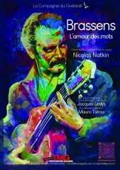 Affiche Brassens, l'amour des mots - Théâtre Montmartre Galabru