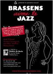 Brassens aime le jazz au Théâtre de Nesle