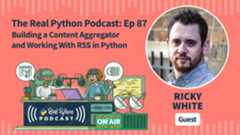 Real Python Podcast Episode #87 Title Artwork