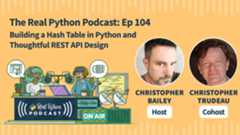 Real Python Podcast Episode #104 Title Artwork